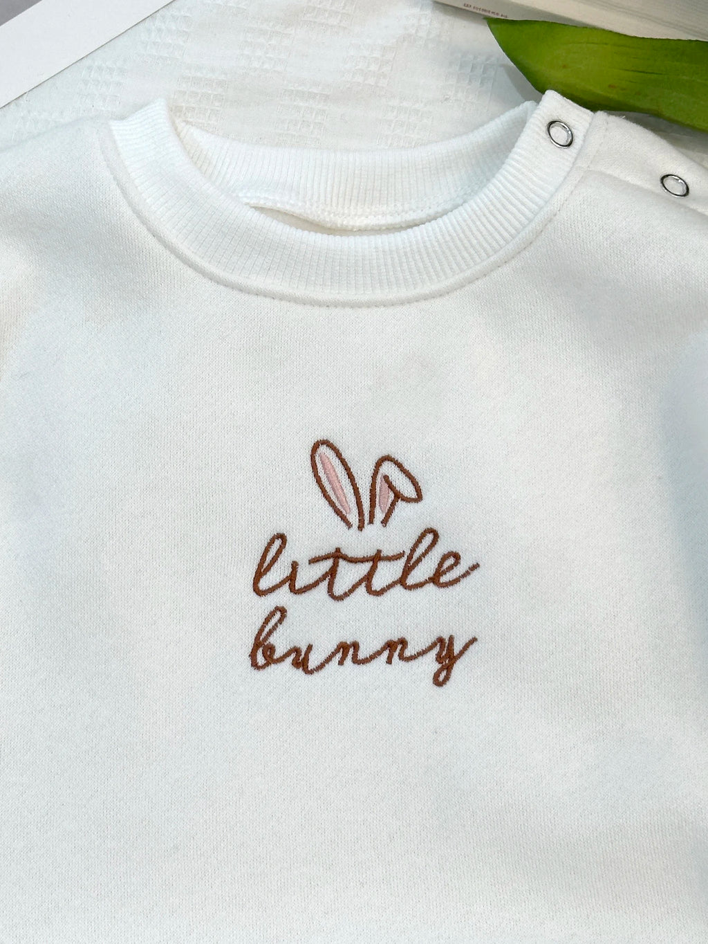 Little Bunny Embroidery Romper