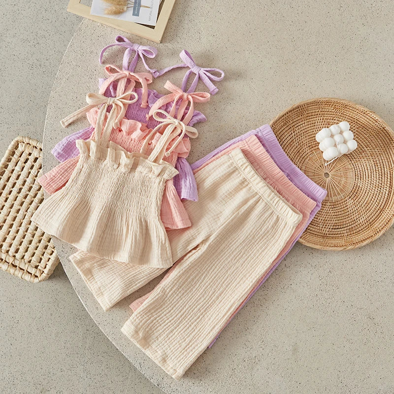 Tie-up Camisole & Trousers Set