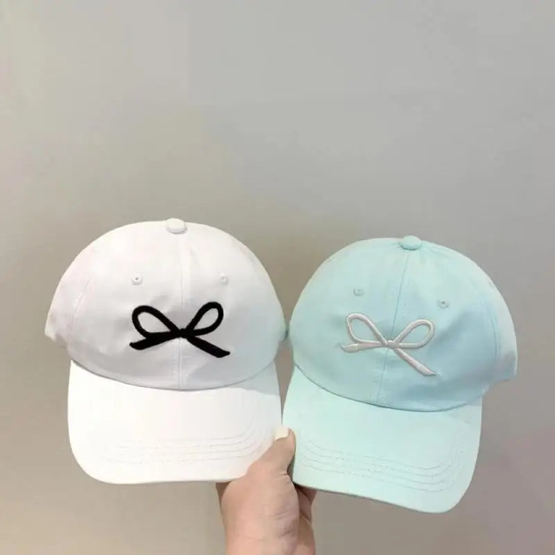 Bow Embroidered Baseball Cap