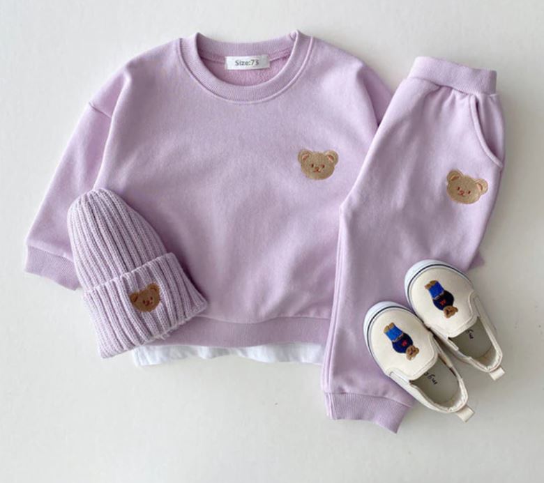 Embroidery Bear Tracksuit