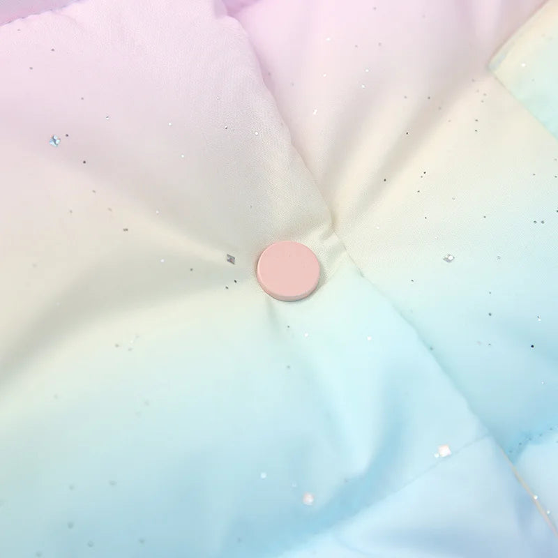 Pastel Dreams Bomber Coat