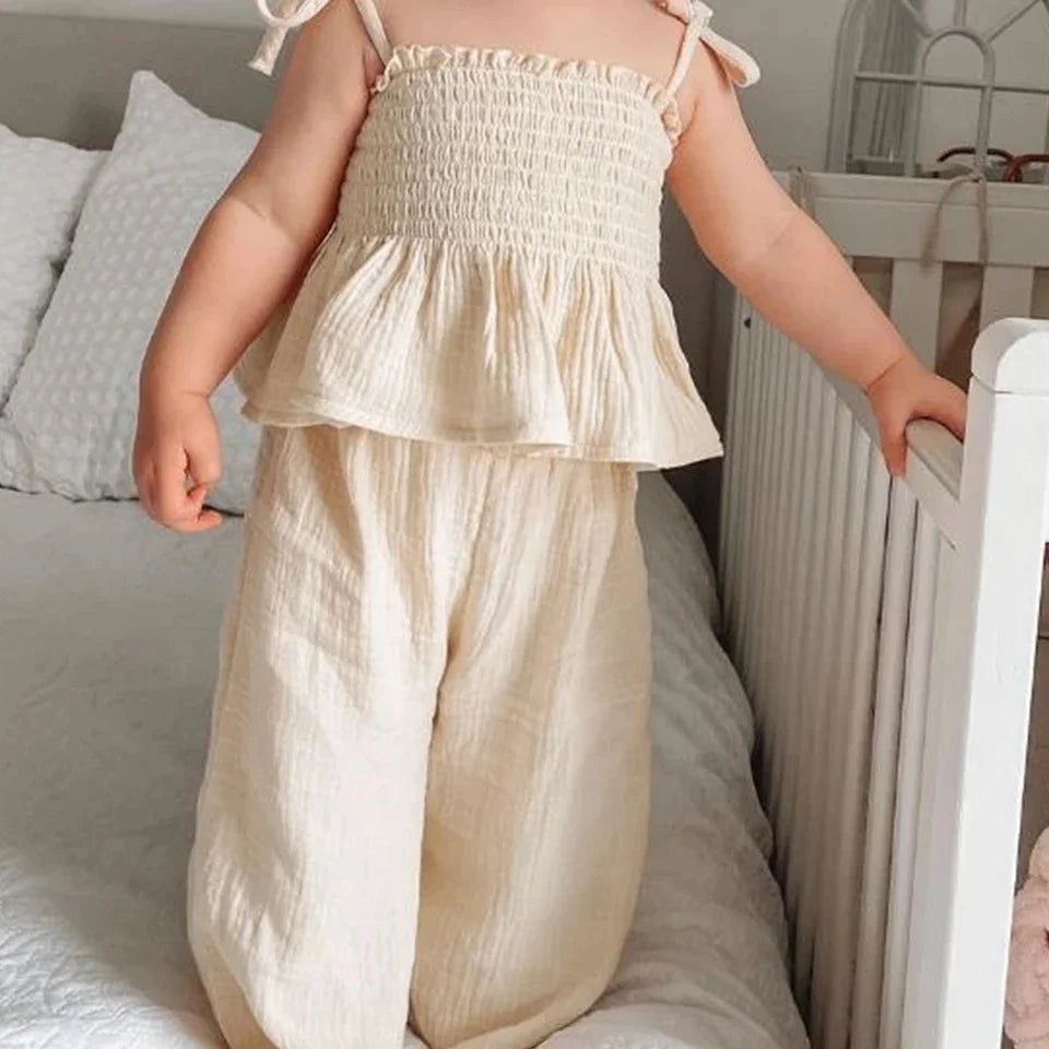 Tie-up Camisole & Trousers Set