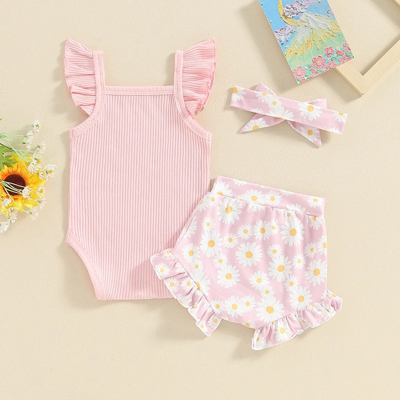 Daisy Bloomers 3 Piece Set