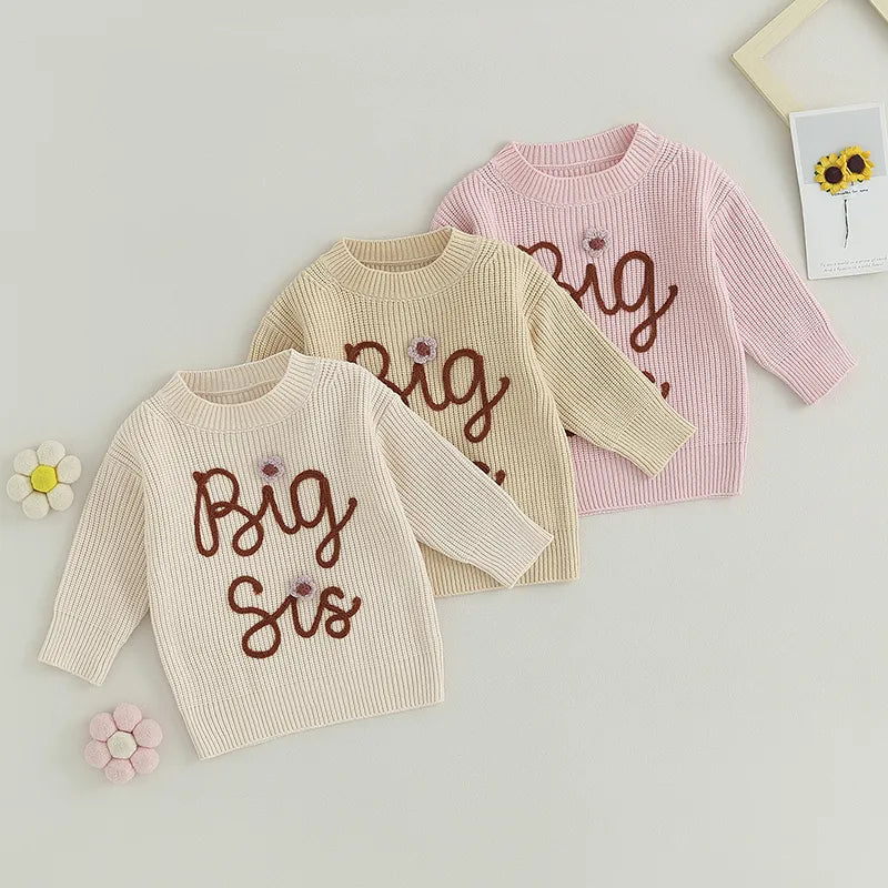 Big Sis Embroidery Pullover
