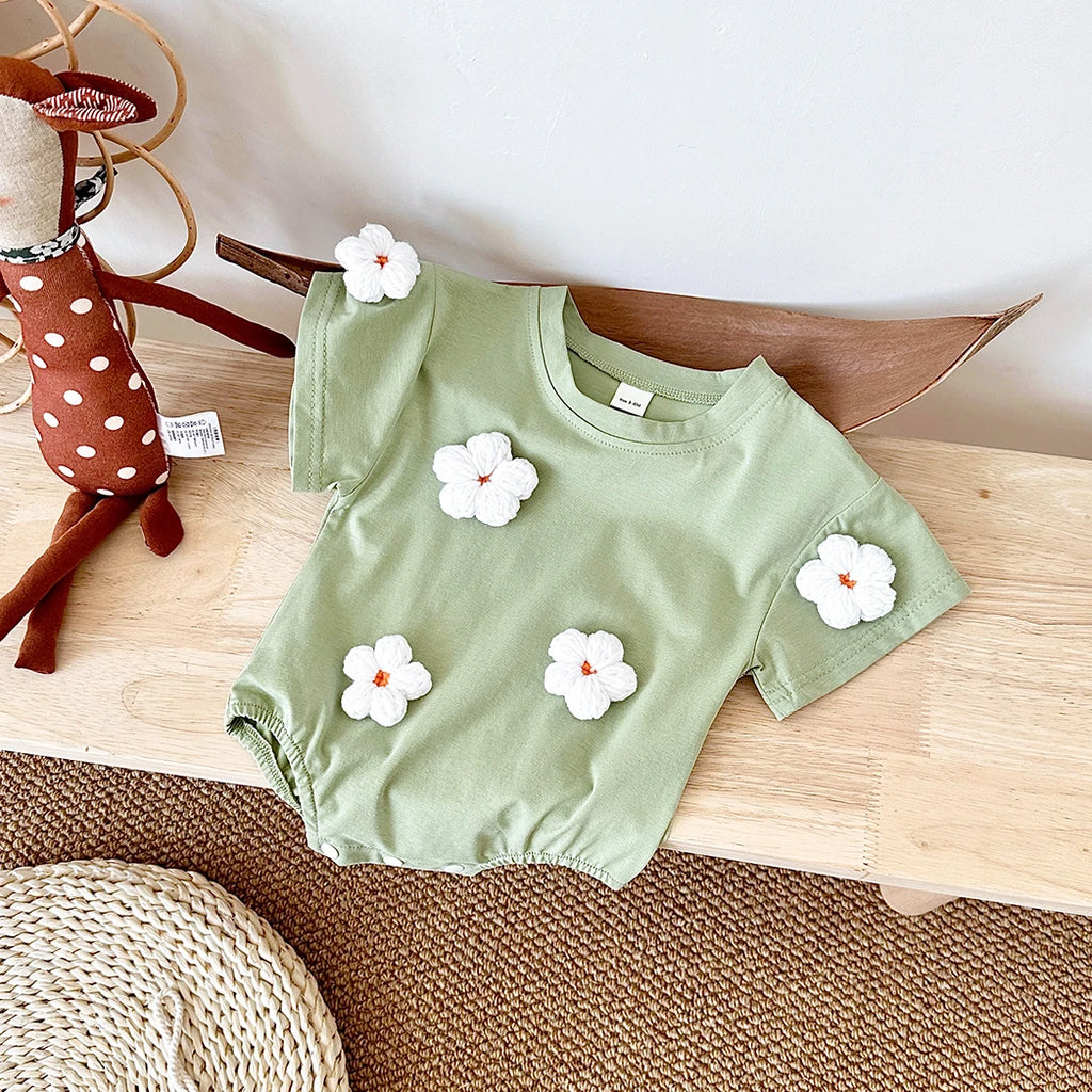 Crochet Flower Romper