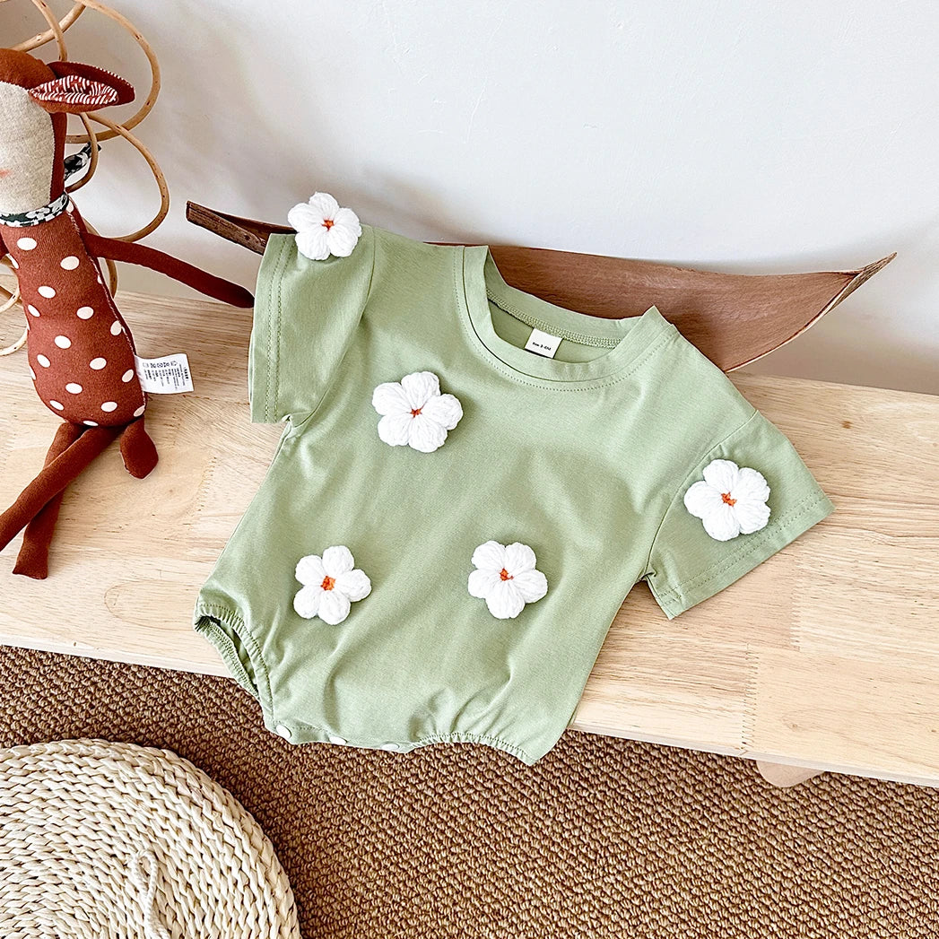 Crochet Flower Romper