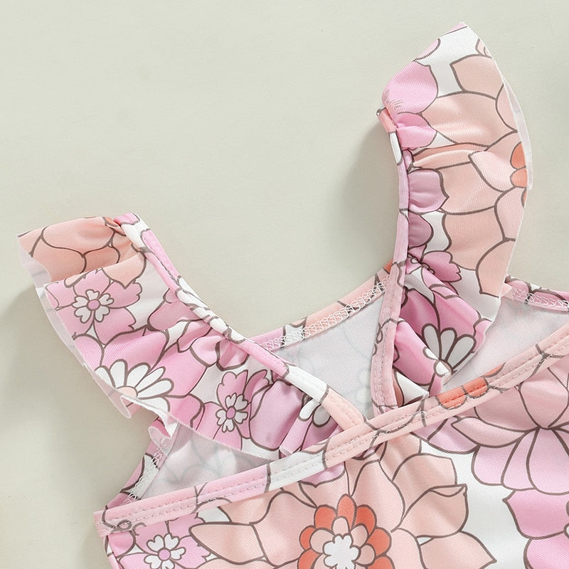Pink Flower Power Swimsuit
