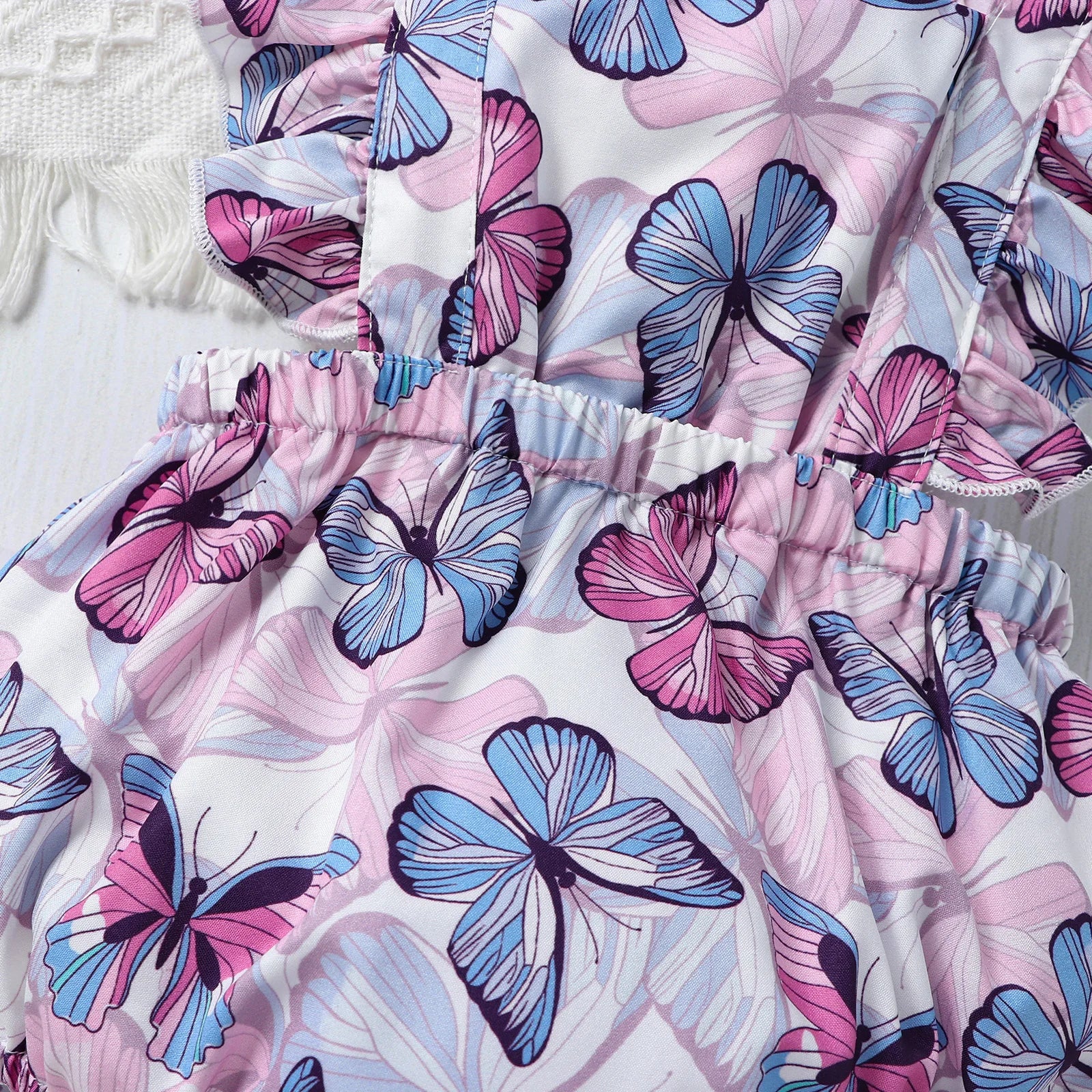 Lavender Butterfly Romper