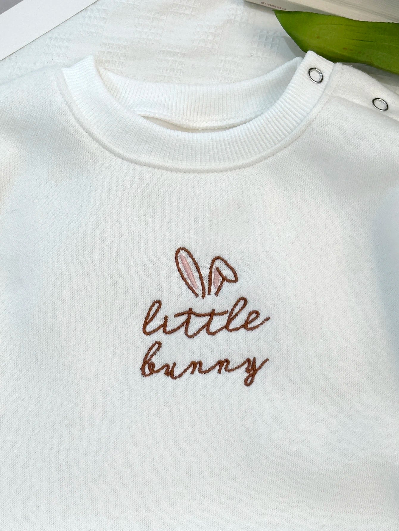 Little Bunny Embroidery Romper