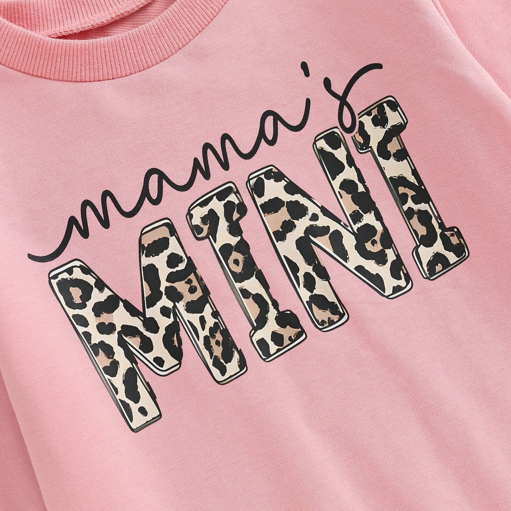Mama's Mini Leopard Print Sweatshirt