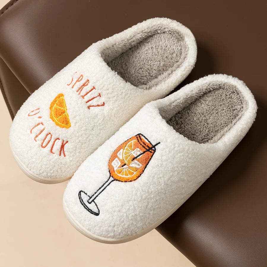 Spritz O’Clock Fluffy Slippers