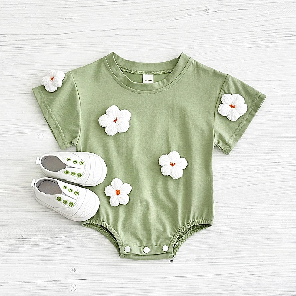 Crochet Flower Romper