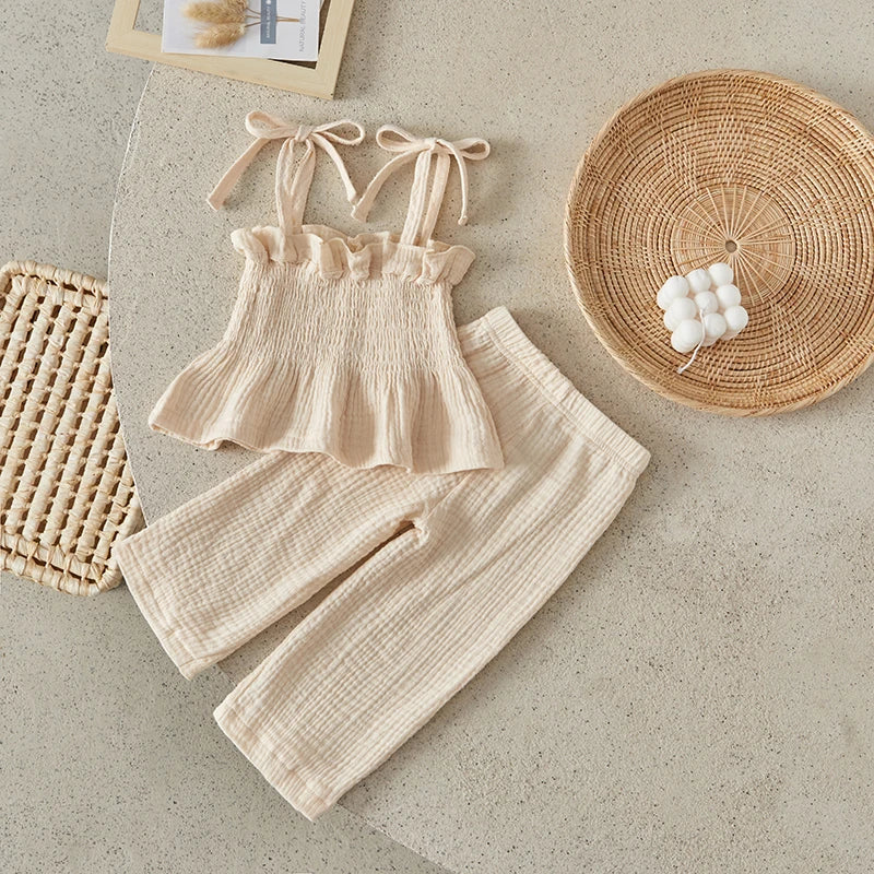 Tie-up Camisole & Trousers Set