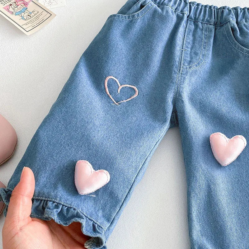 3D Love Heart Trousers