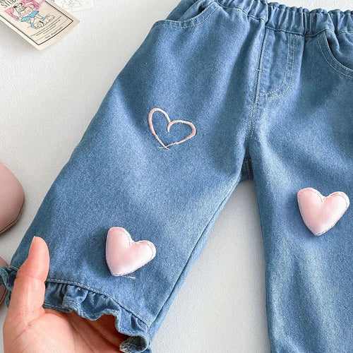3D Love Heart Trousers