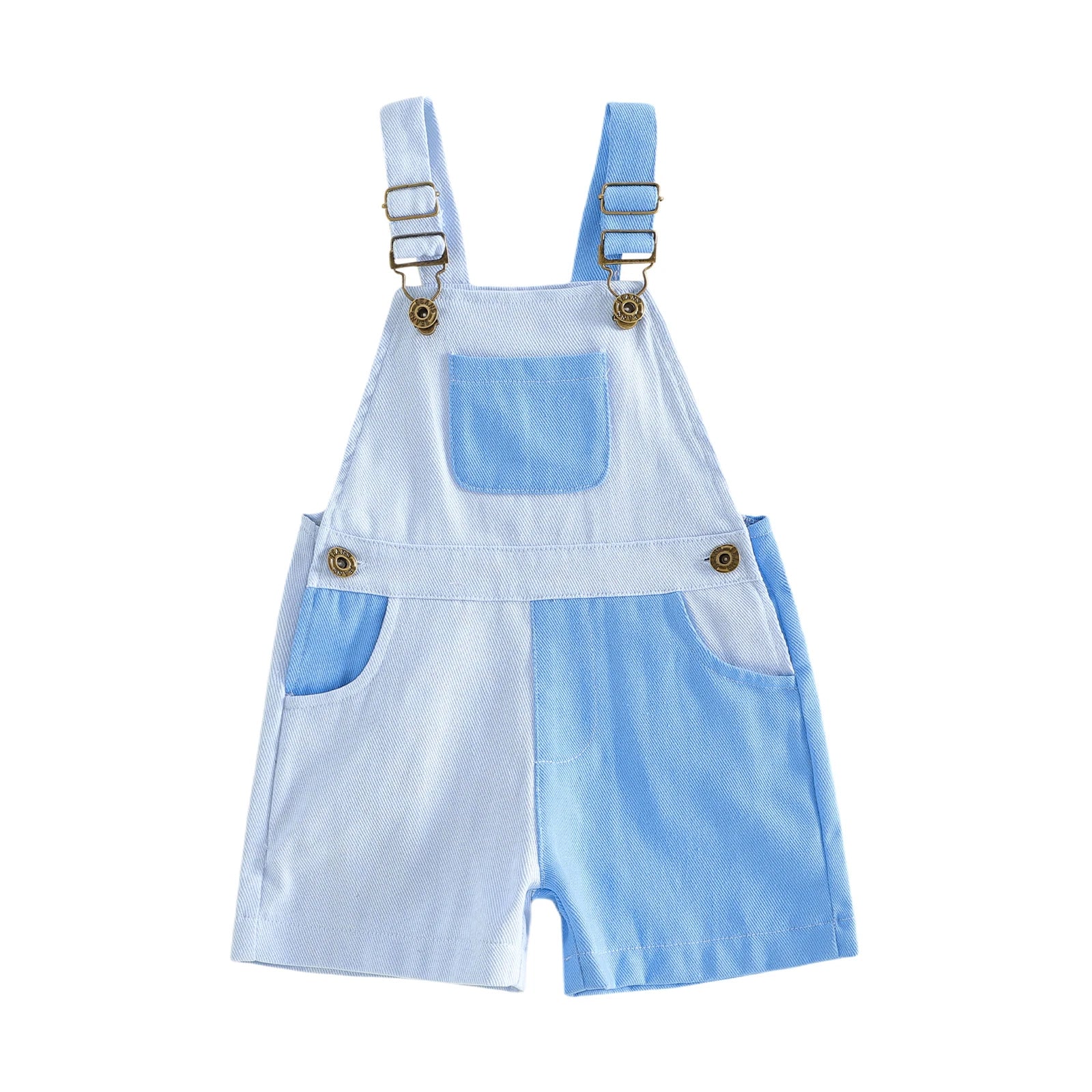 Retro Contrast Dungarees