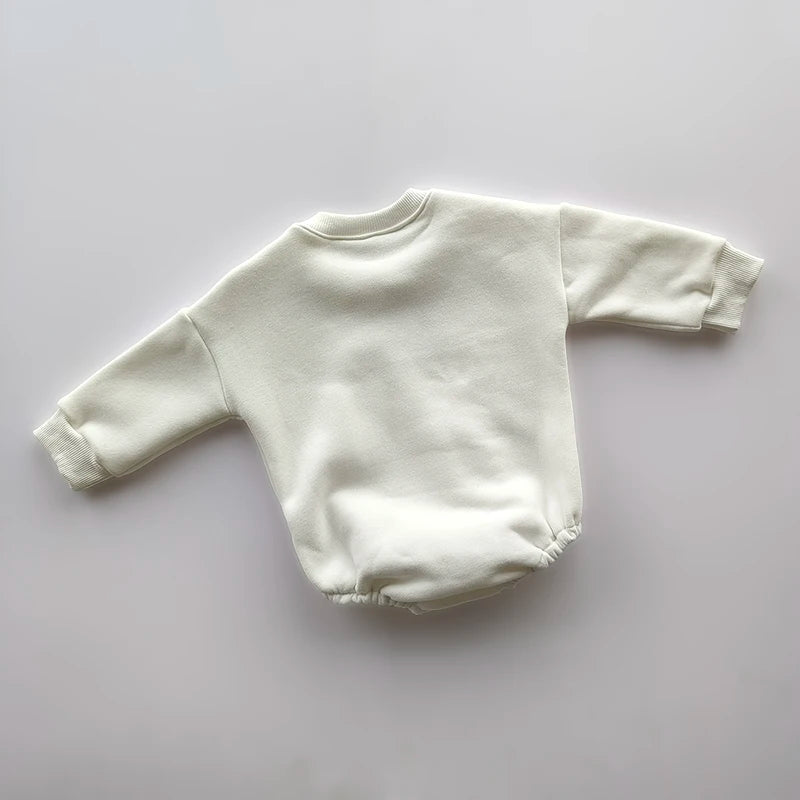 Little Love Long Sleeve Embroidery Romper