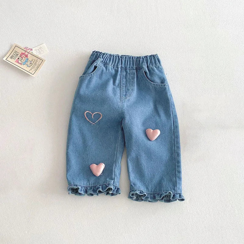 3D Love Heart Trousers