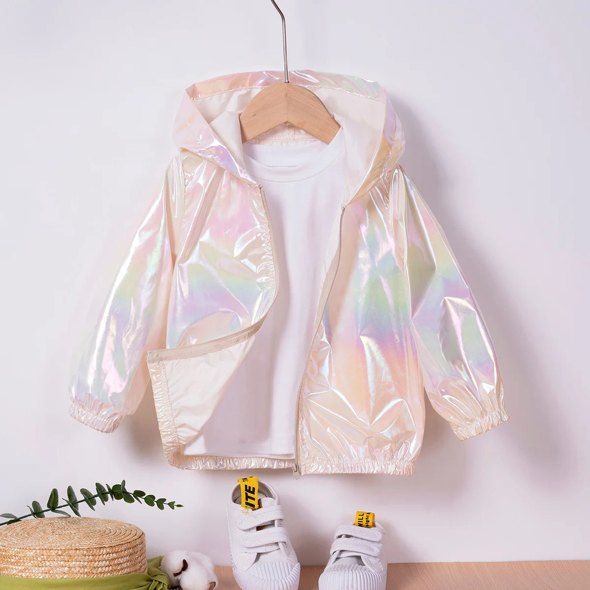 Metallic Windbreaker