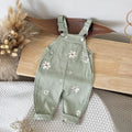Daisy Embroidery Dungarees