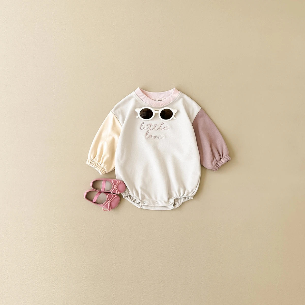 Little Love Retro Contrast Romper