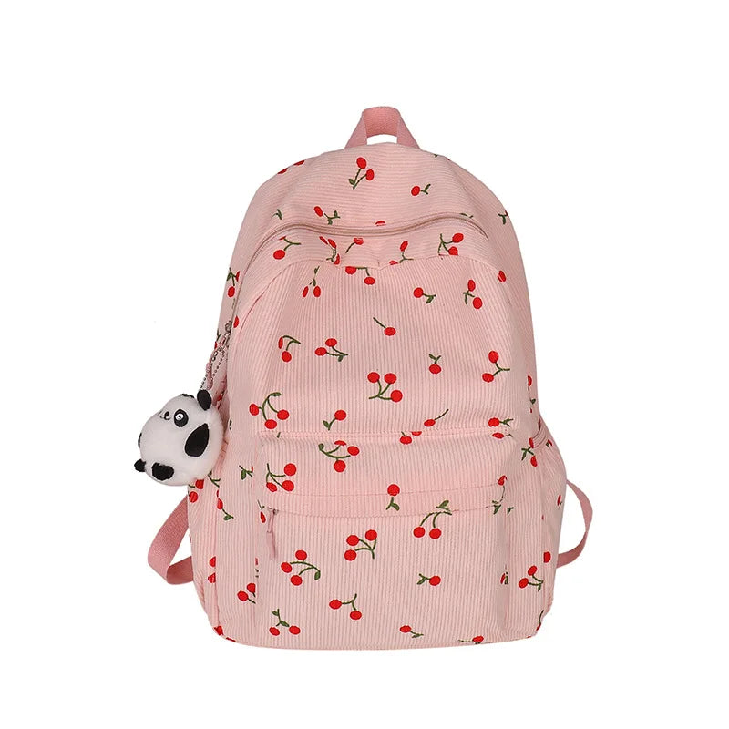 Personalised Corduroy Patterned Backpacks