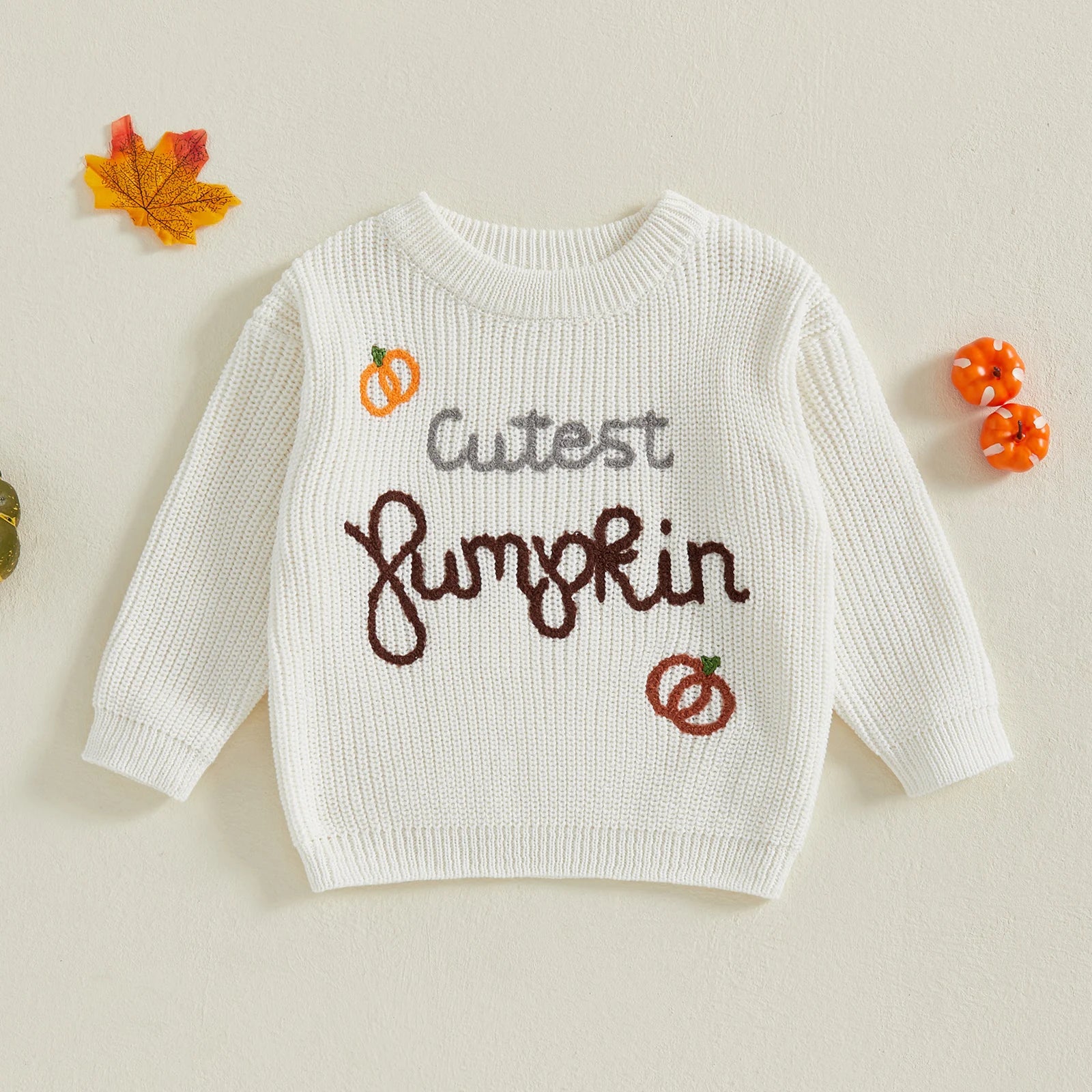 Cutest Pumpkin / Pumpkin Spice Embroidered Pullover