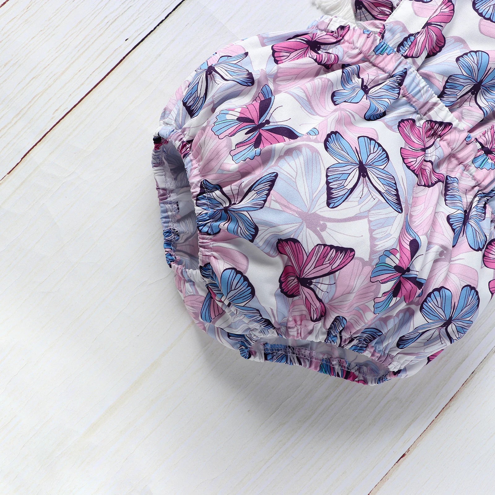 Lavender Butterfly Romper