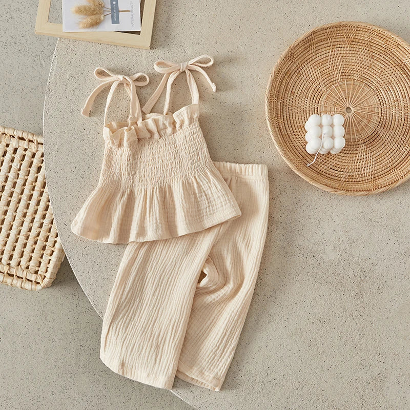 Tie-up Camisole & Trousers Set