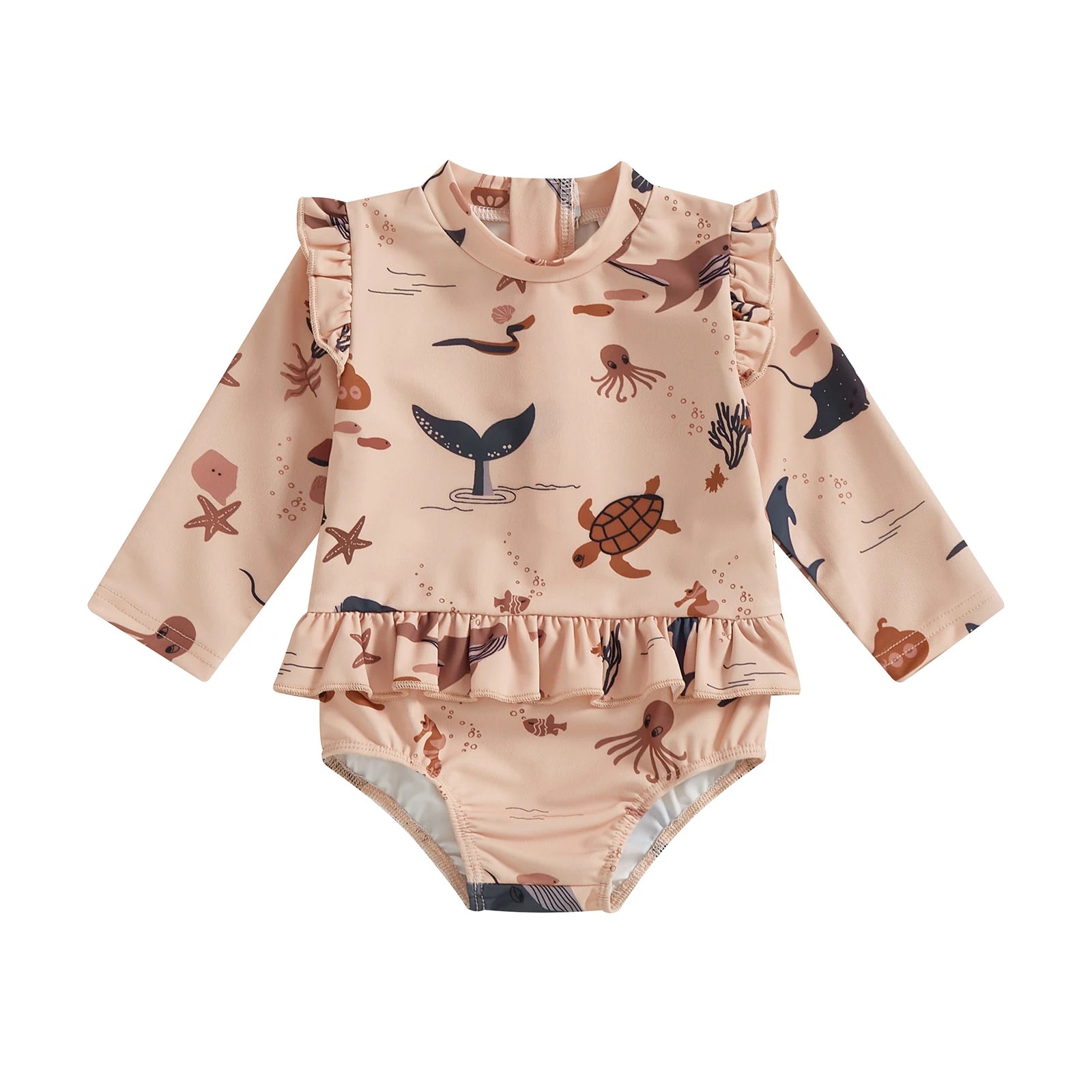 Under the Sea Ruffle Swimsuit