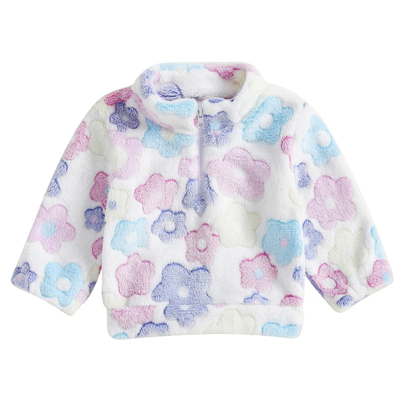 Pastel Floral Pop Fleece