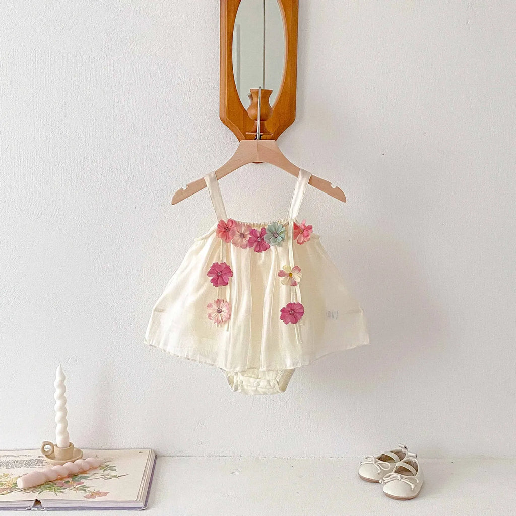Enchanting 3D Flower Romper