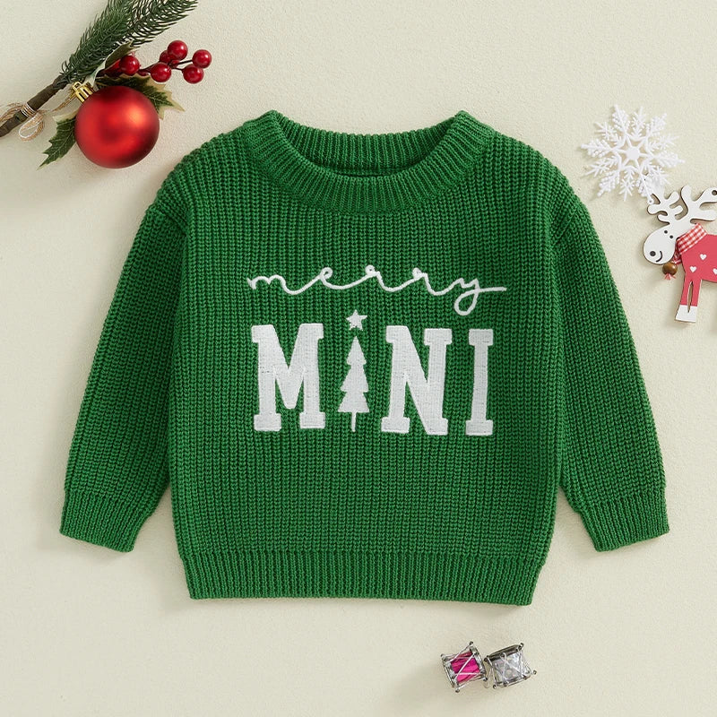 Merry Mini Embroidery Jumper