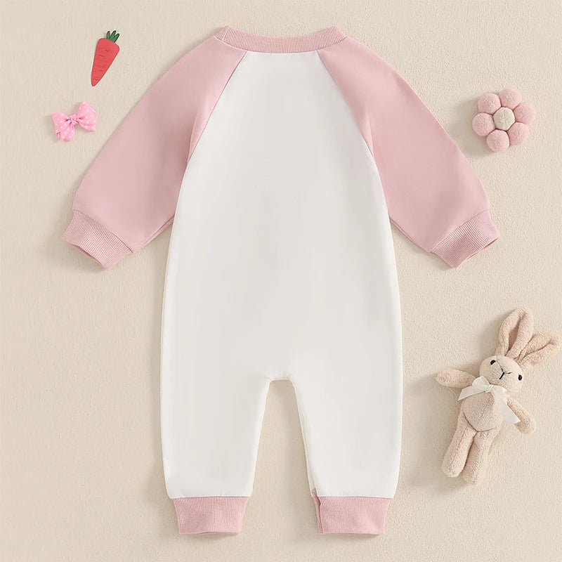 My First Easter Bunny Embroidery Romper