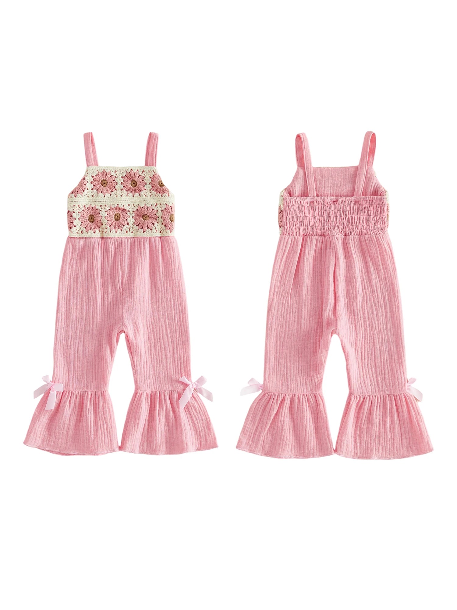 Crochet Bodice Jumpsuit