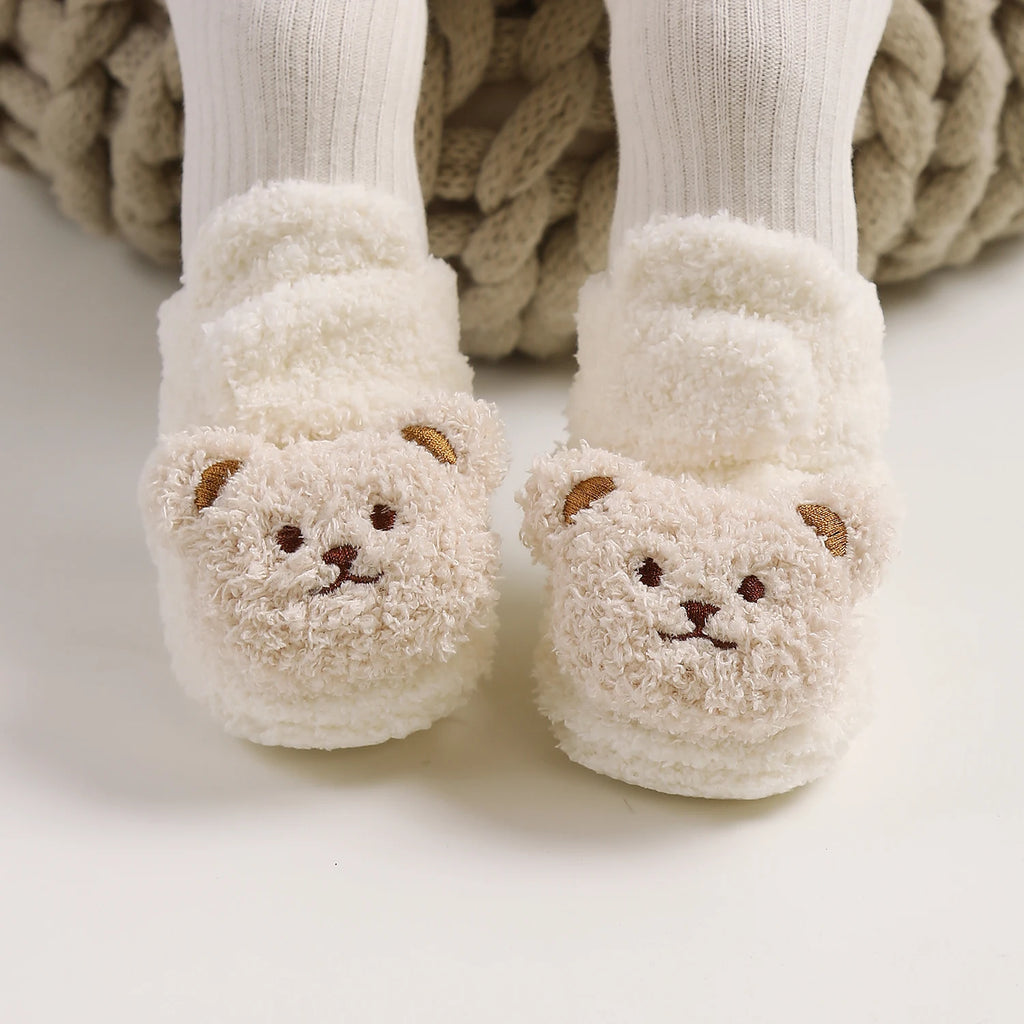 Fuzzy Bear Booties