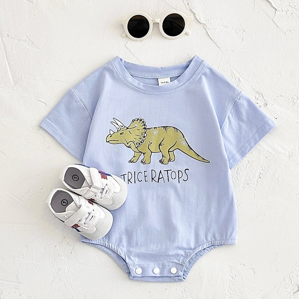 Summer Dinosaur Romper