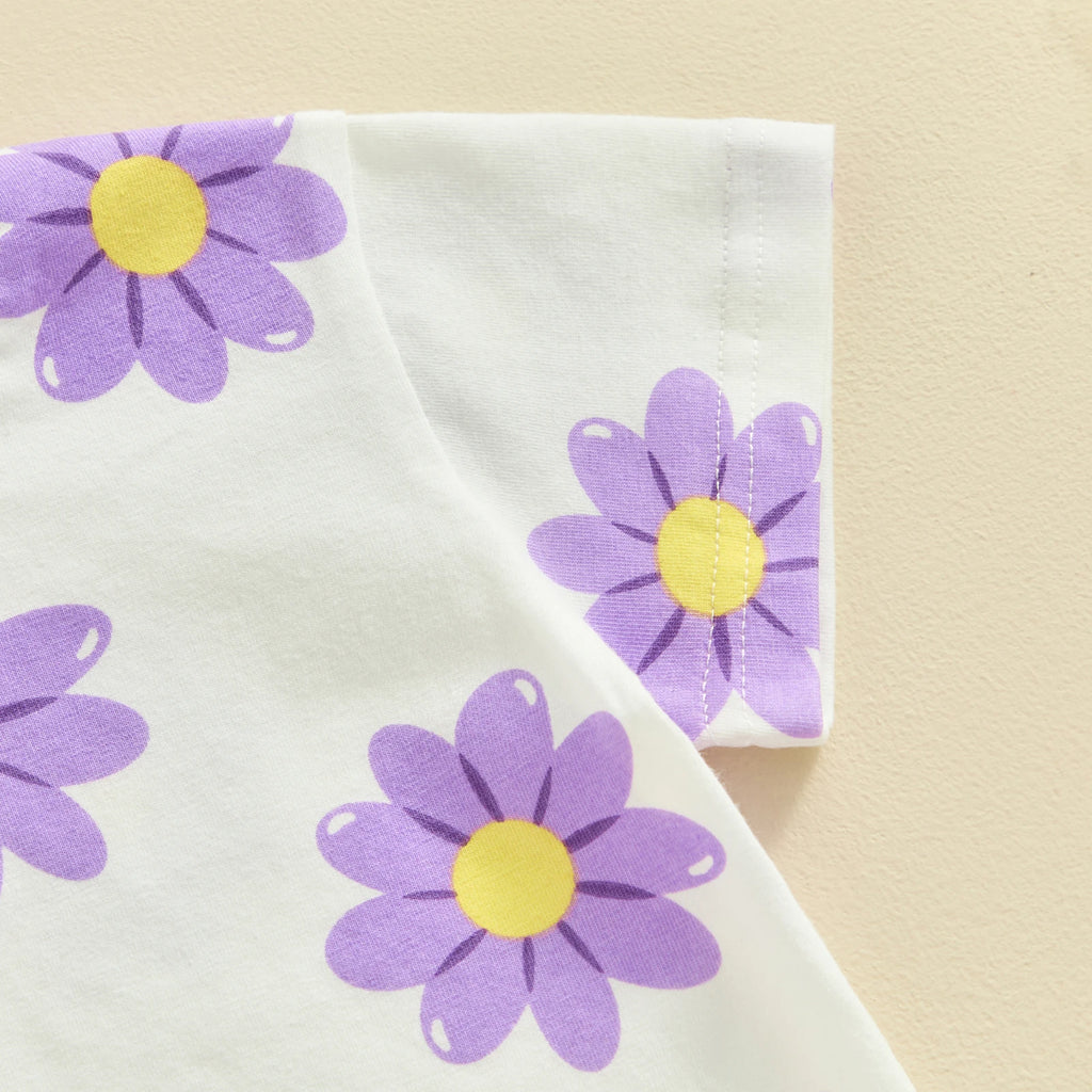 Purple Hyacinth Print 3 Piece Set