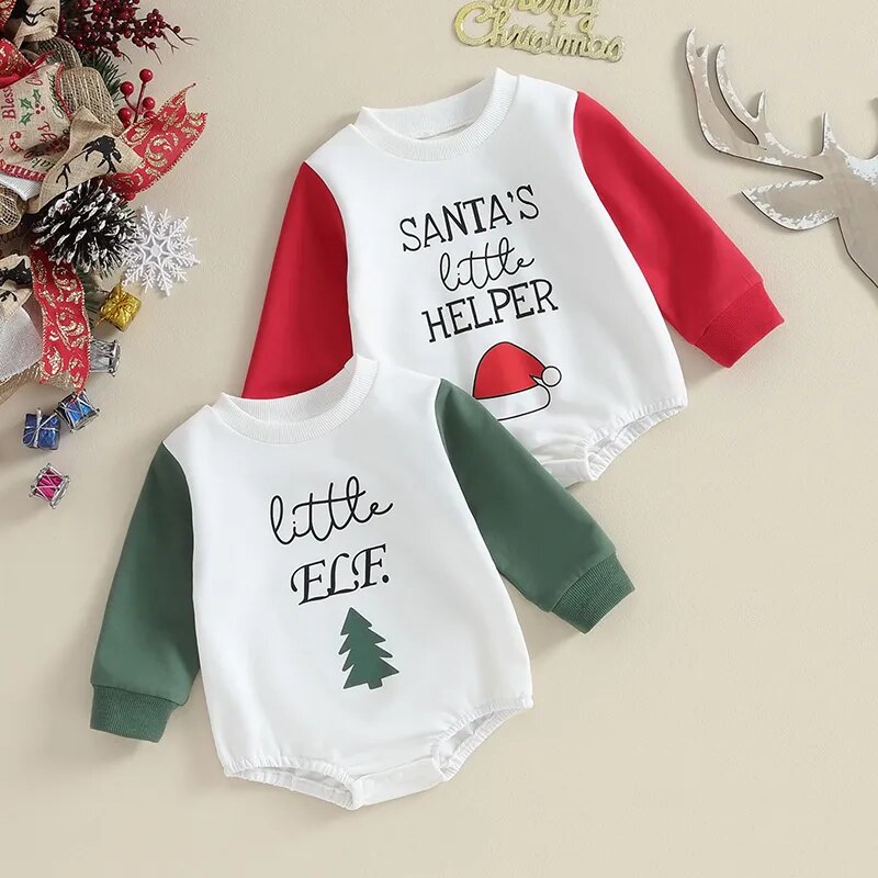 Little Elf / Santa's Little Helper Rompers