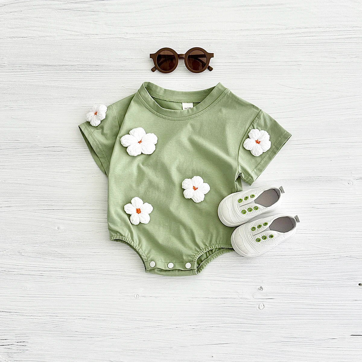 Crochet Flower Romper