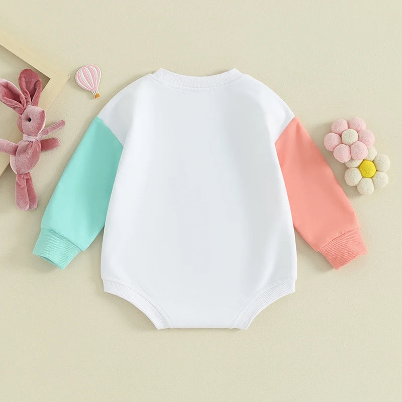 My First Easter Embroidered Romper