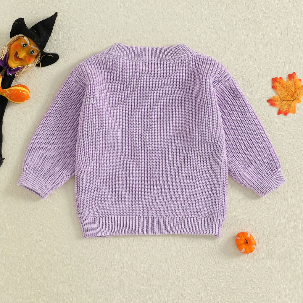 You Go Ghoul Embroidery Pullover