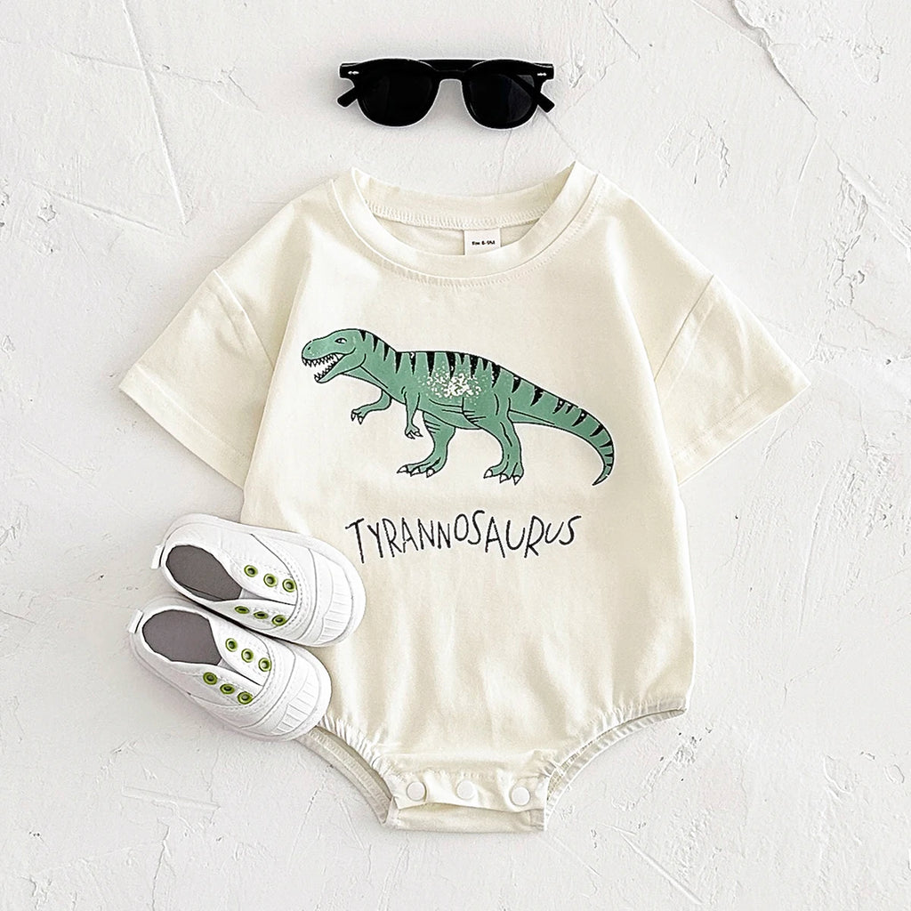 Summer Dinosaur Romper