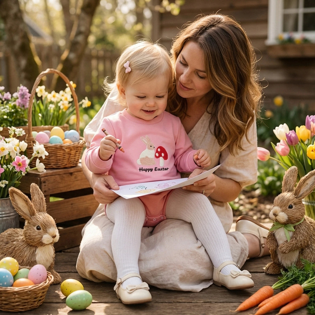 Woodland Bunny & Toadstool Romper