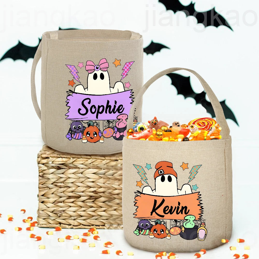 Personalised Trick or Treat Tote Bag