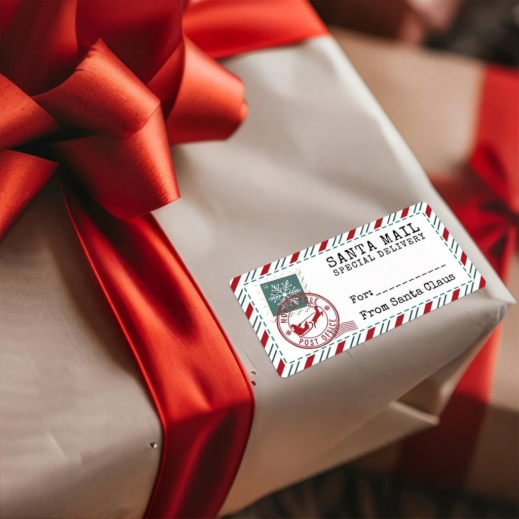 Santa Mail Special Delivery Stickers
