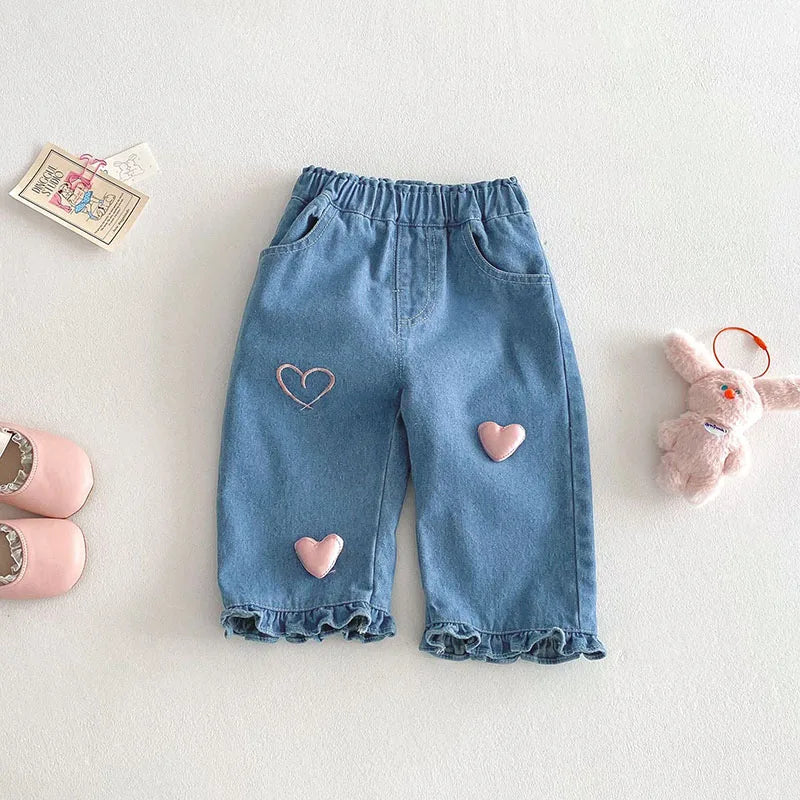 3D Love Heart Trousers