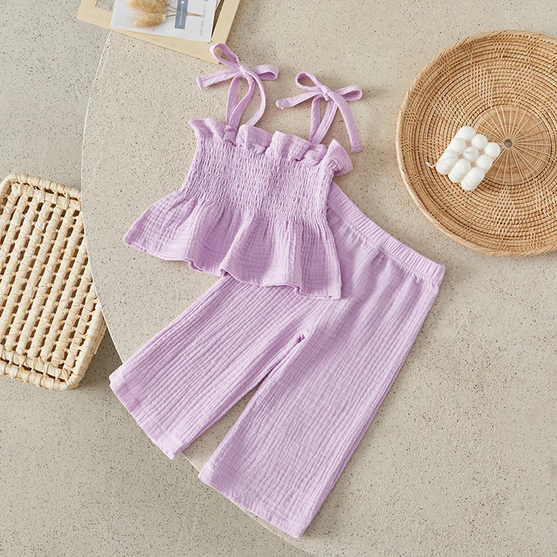 Tie-up Camisole & Trousers Set