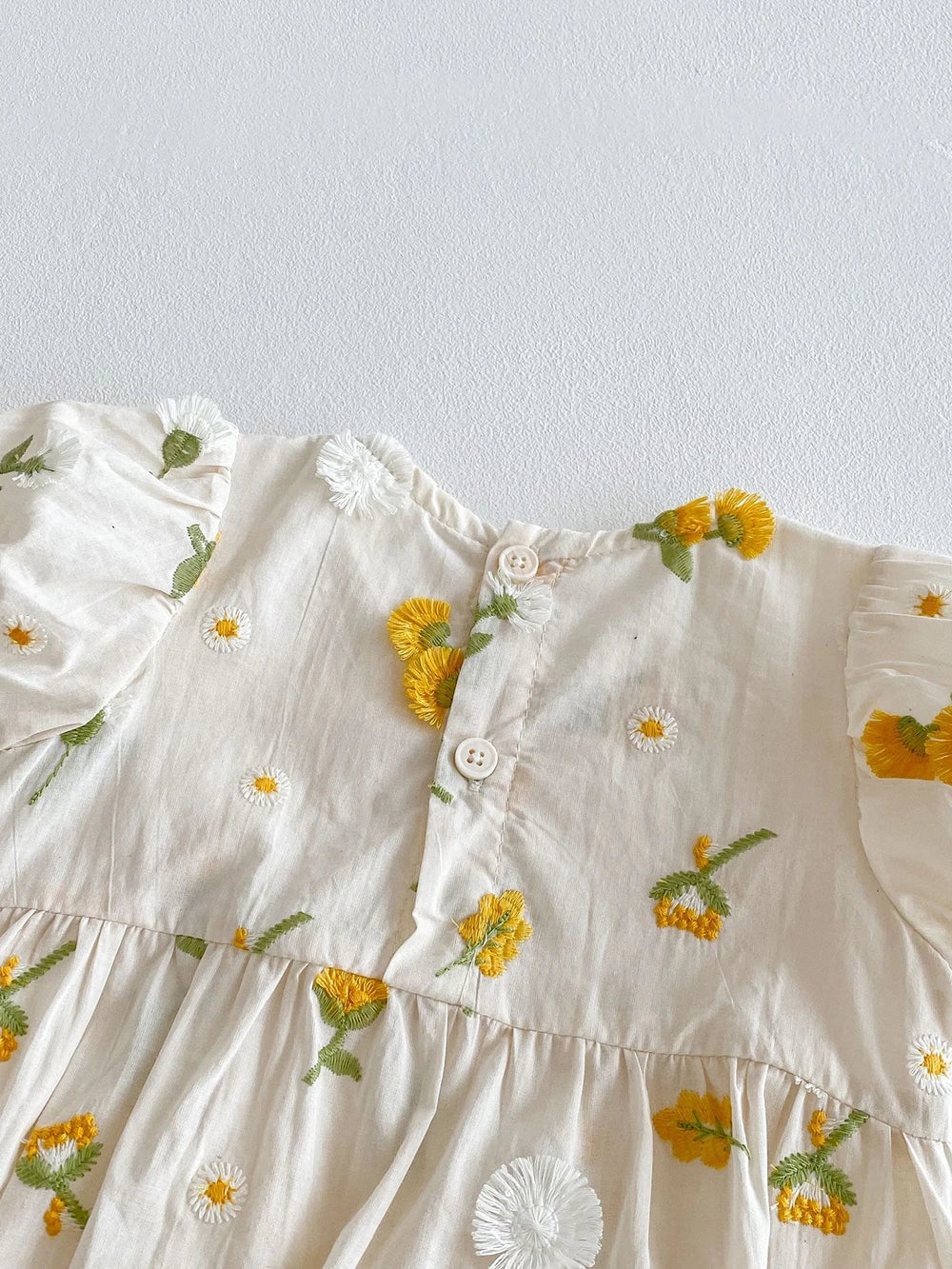 Delightful Daisy Embroidered Romper