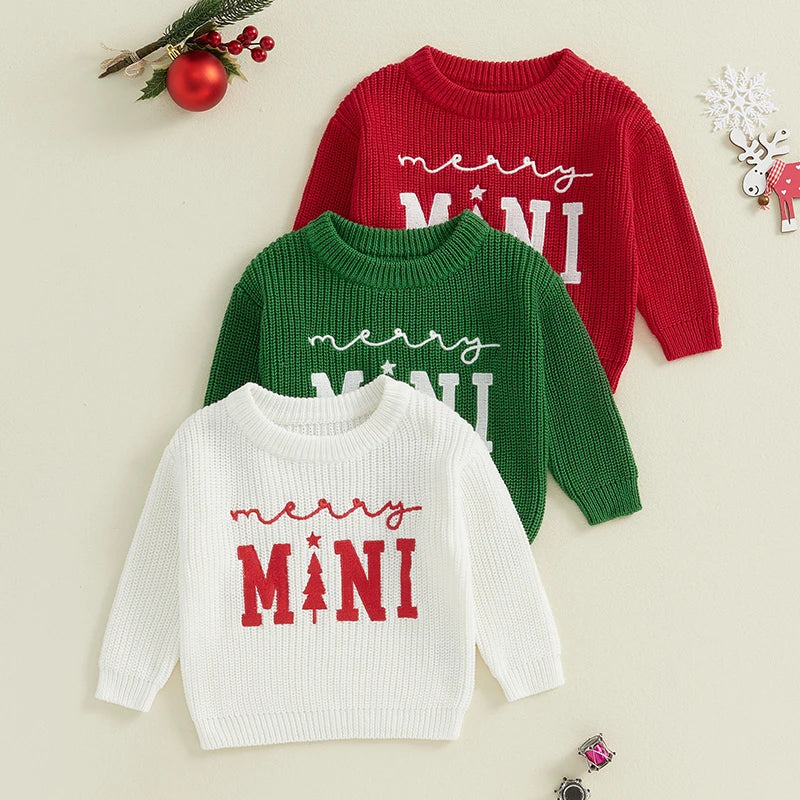 Merry Mini Embroidery Jumper